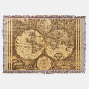 Couverture Carte antique du monde