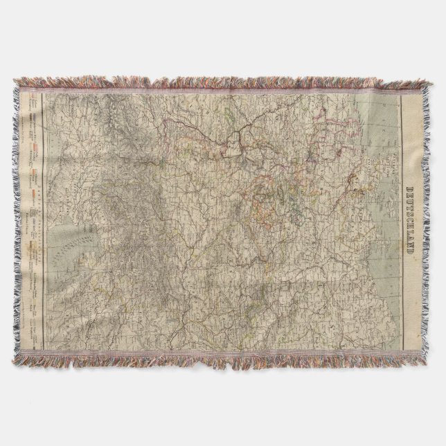 Couverture Carte d'atlas de l'Allemagne (Devant)