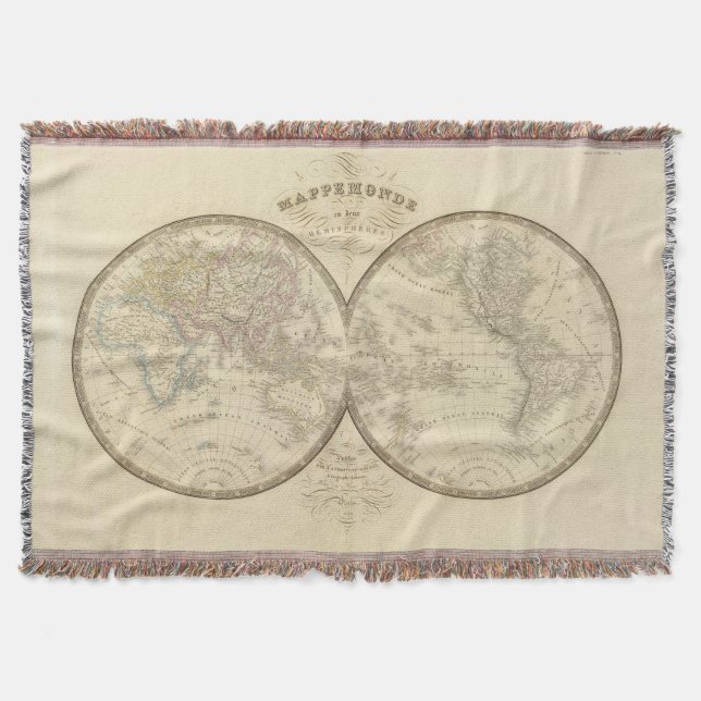 Couverture Carte d'atlas du monde (Devant)