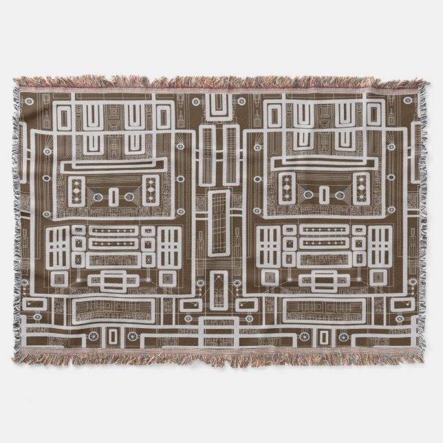 Couverture Carte de circuit géométrique (Devant)