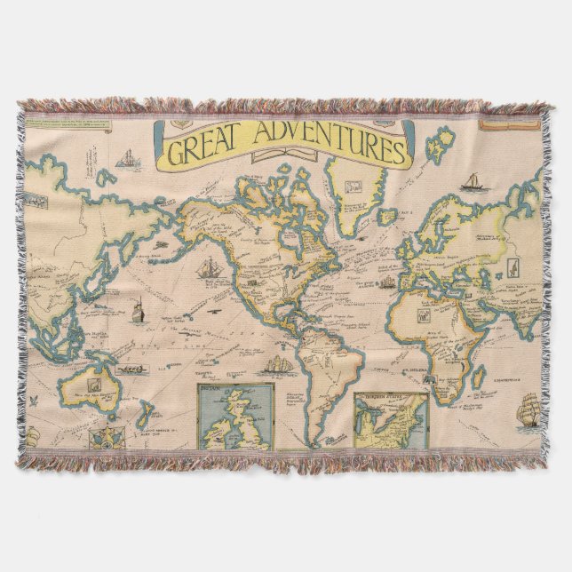 Couverture Carte de grandes aventures (Devant)