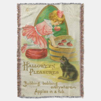 Couverture Carte de Halloween vintage 'Bobbing for Apples', 1