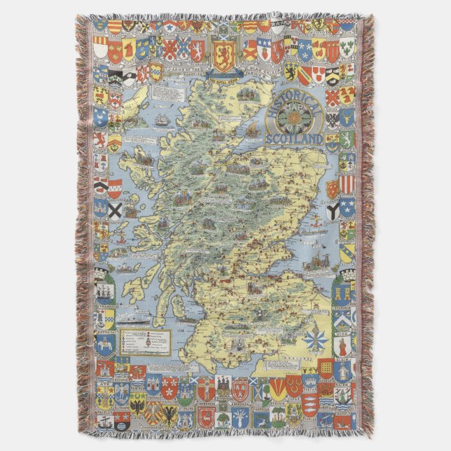 Couverture Carte de l'Ecosse historique (devant Vertical)