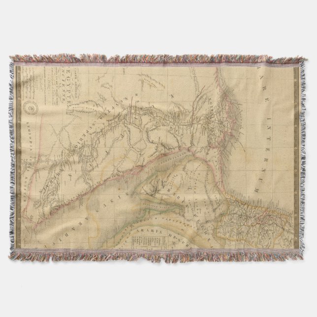 Couverture Carte de l'Egypte, de la Palestine et de l'Arabie (Devant)