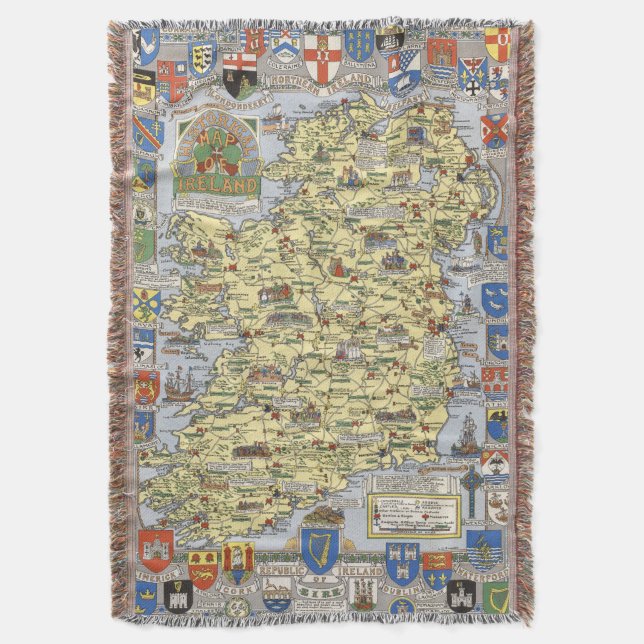 Couverture Carte de l'Irlande historique (devant Vertical)