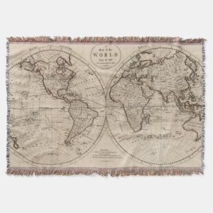 Couverture Carte démodée du monde (1795)