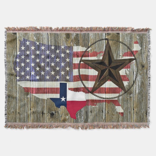 Couverture Carte du drapeau de l'État de Texas Lone Star (Devant)
