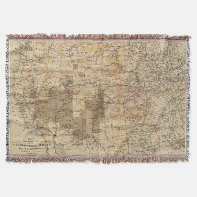 Couverture Carte du progrès 1878 des enquêtes géographiques 2 (Devant)