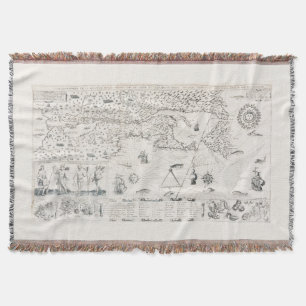 Couverture Carte Française Canada (Québec) par Champlain 1612