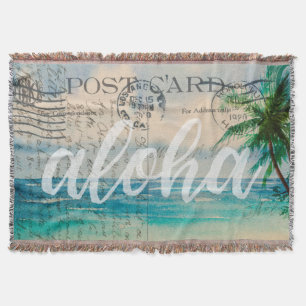 Couverture Carte postale vintage Hawaiian Palm Trees