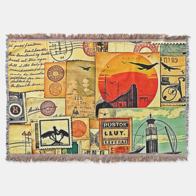 Couverture Carte postale Vintage voyage (Devant)