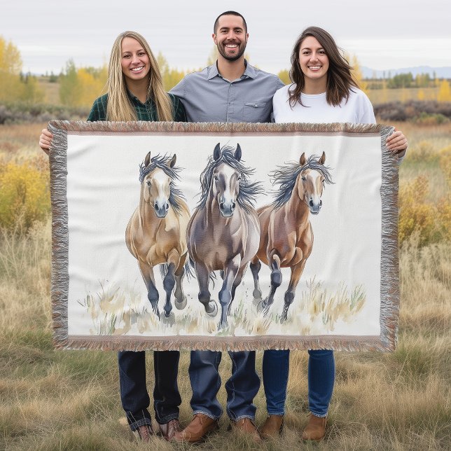 Couverture Carte postale Western Wild & Free Mustang Hors (Créateur téléchargé)