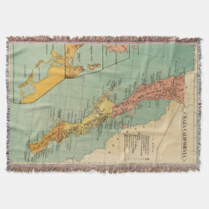 Couverture Carte vintage de Basse-Californie (1899)