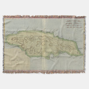 Couverture Carte vintage de la Jamaïque (1780)
