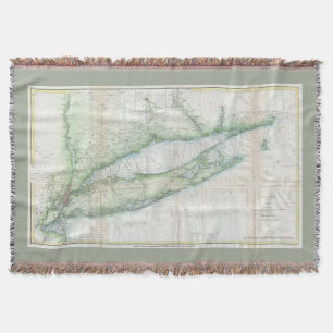 Couverture Carte Vintage de Long Island NY (1877)