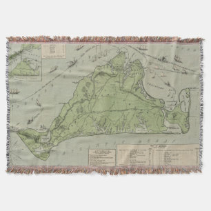 Couverture Carte vintage de Marthas Vineyard (1913)