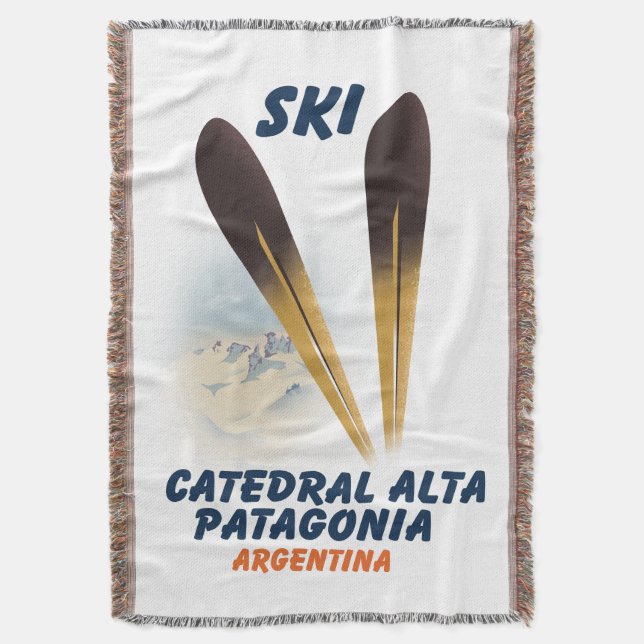 Couverture Catedral Alta Patagonia, Argentine affiche de ski (devant Vertical)