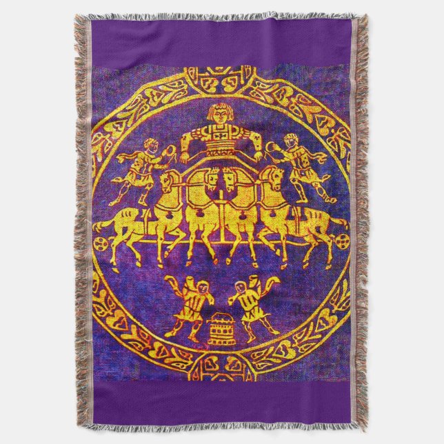 Couverture cavalier médiéval du 12e siècle et soldats (devant Vertical)