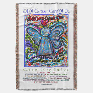 Couverture Ce que le cancer ne peut pas faire Poème Ange Art 