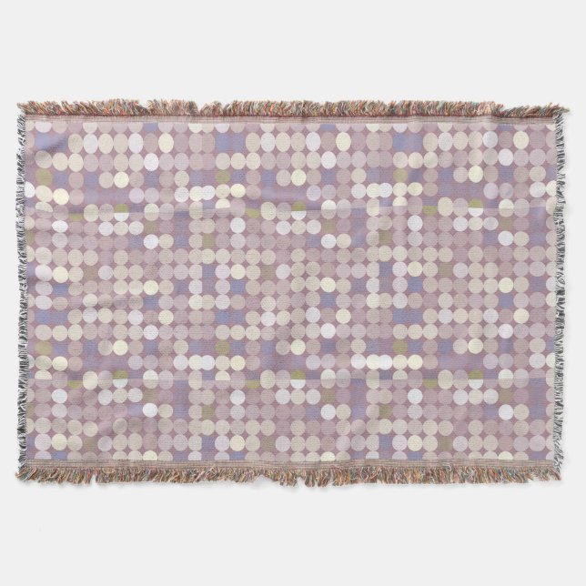 Couverture Cercles de tissu motif abstrait (Devant)