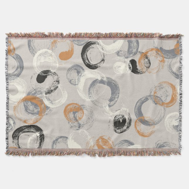 Couverture Cercles gris : Motif simple et transparent (Devant)