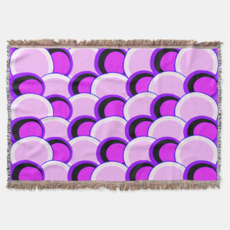 Couverture Cercles Mod Rose et Violet