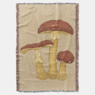 Couverture Champignon Amanita Muscaria botanique