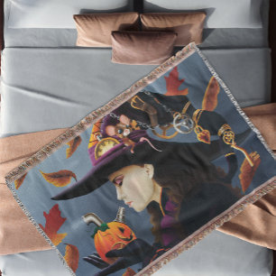 Couverture Chapeau de sorcière Steampunk d'automne à engrenag
