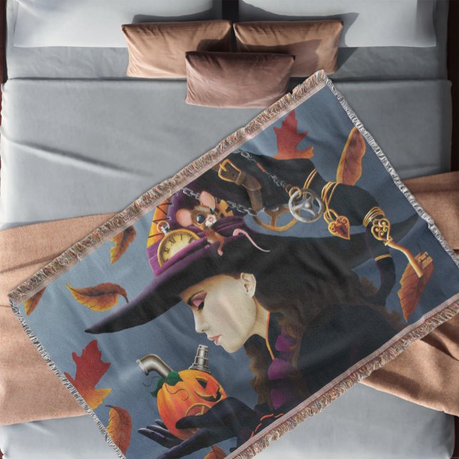 Couverture Chapeau de sorcière Steampunk d'automne à engrenag (Créateur téléchargé)