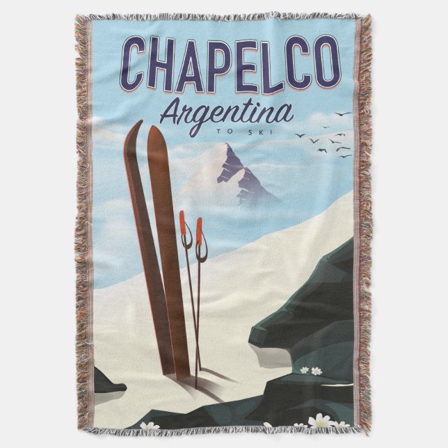 Couverture Chapelco Argentine pour skier (devant Vertical)