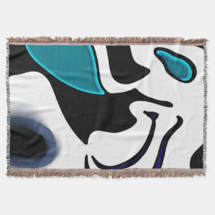 Couverture Charge de profondeur : noir, blanc et bleu Abstrai
