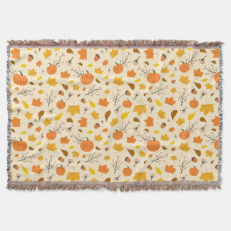 Couverture Charme de citrouille d'automne rustique