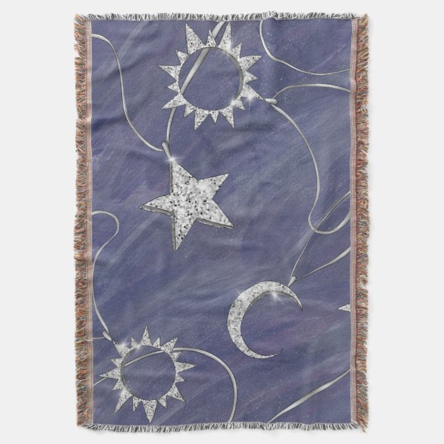 Couverture Charming mystique | Étoiles de lune d'argent Sun A (devant Vertical)