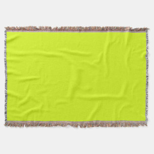 Couverture Chartreuse Jaune (couleur unie)