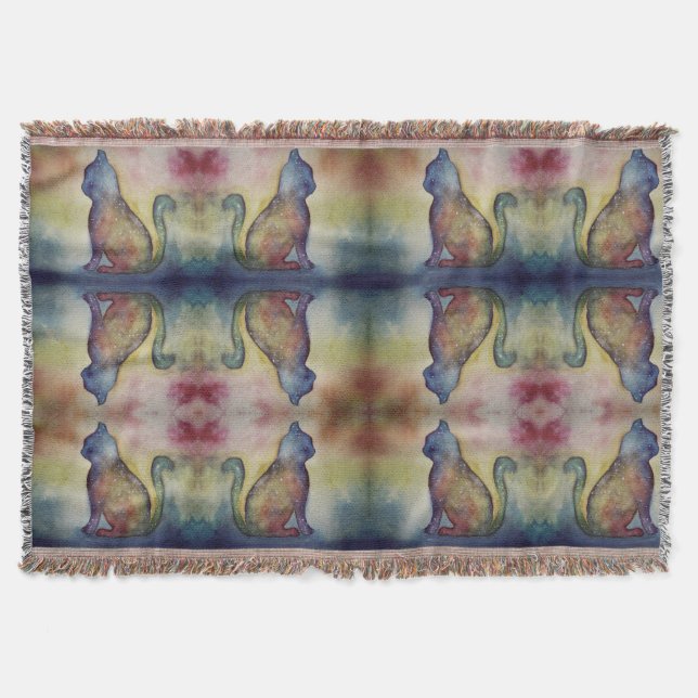 Couverture Chat aquarelle (Devant)