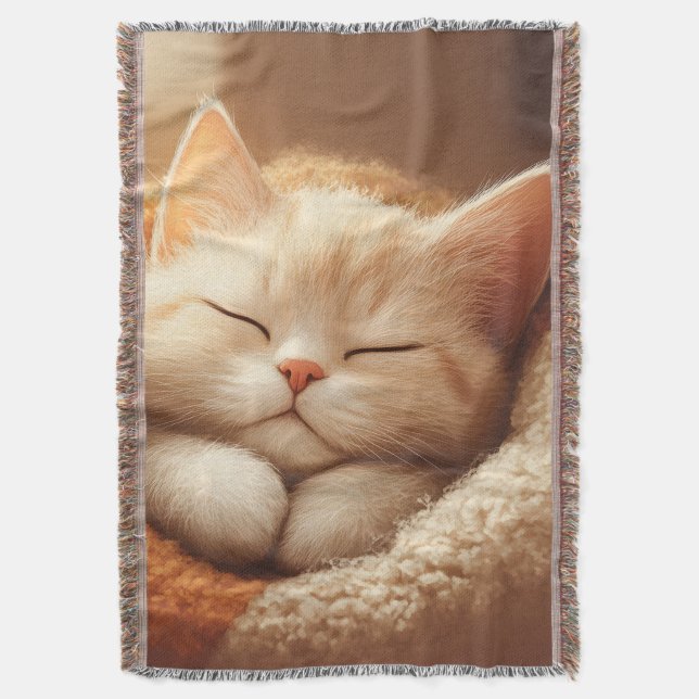 Couverture Chat endormi (devant Vertical)