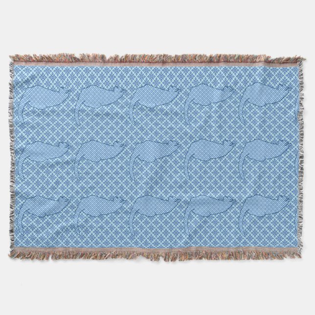 Couverture Chat japonais - Kimono bleu (Devant)