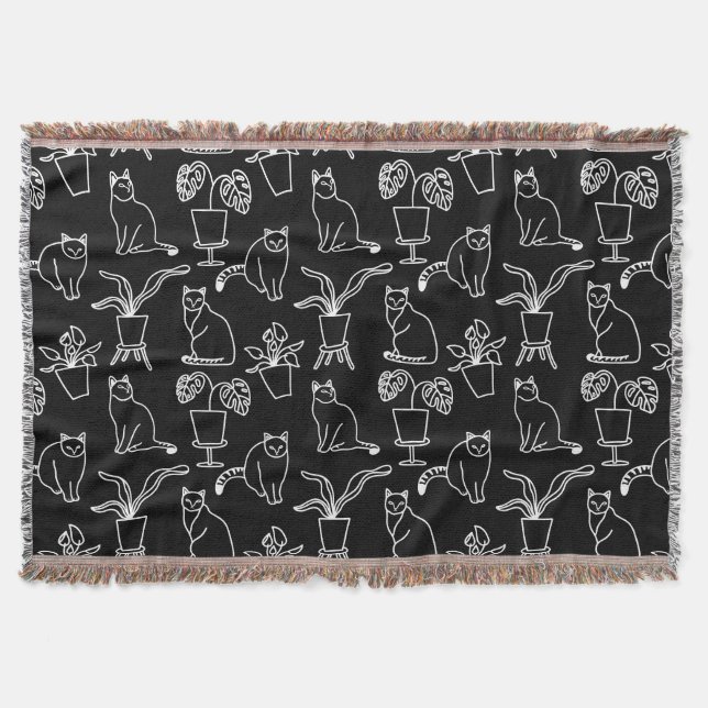 Couverture Chats blancs en noir (Devant)