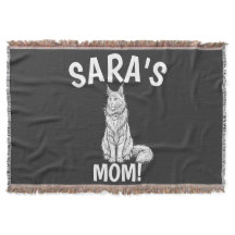 Chemise de Maman de Chat, Personnaliser, Maine Coo