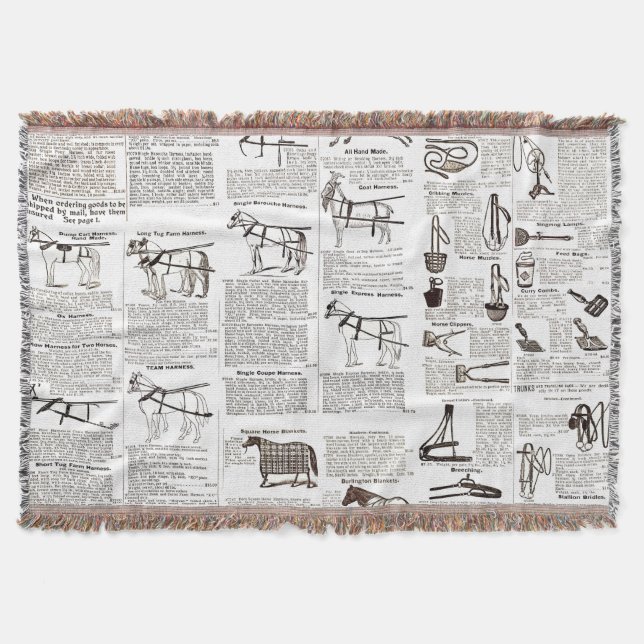 Couverture Cheval Antique Publicité Journal Art (Devant)