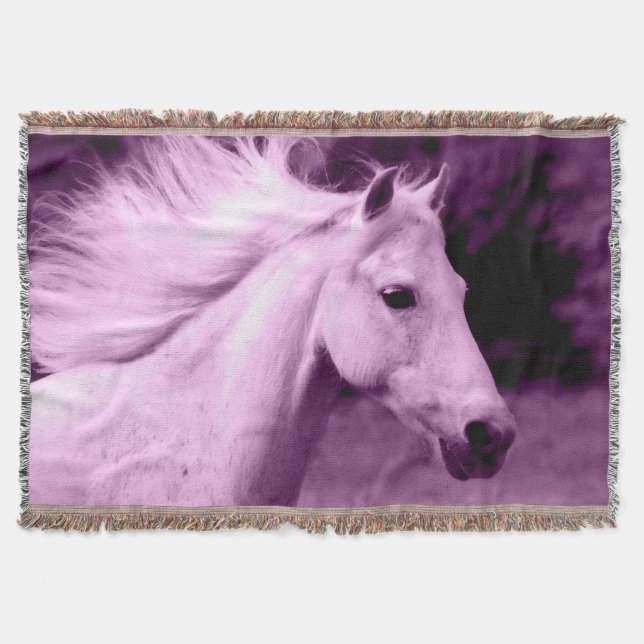 Couverture Cheval blanc pourpre (Devant)