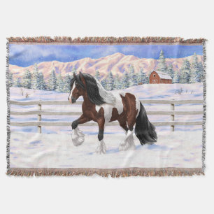 Couverture Cheval de Tinker Tinker Gypsy Vanner Brown Pinto