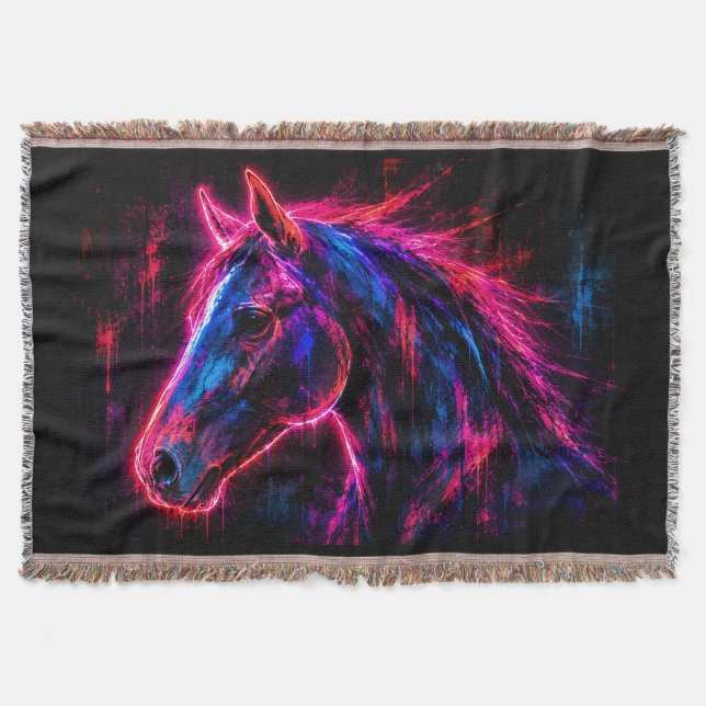 Couverture Cheval Néon (Devant)