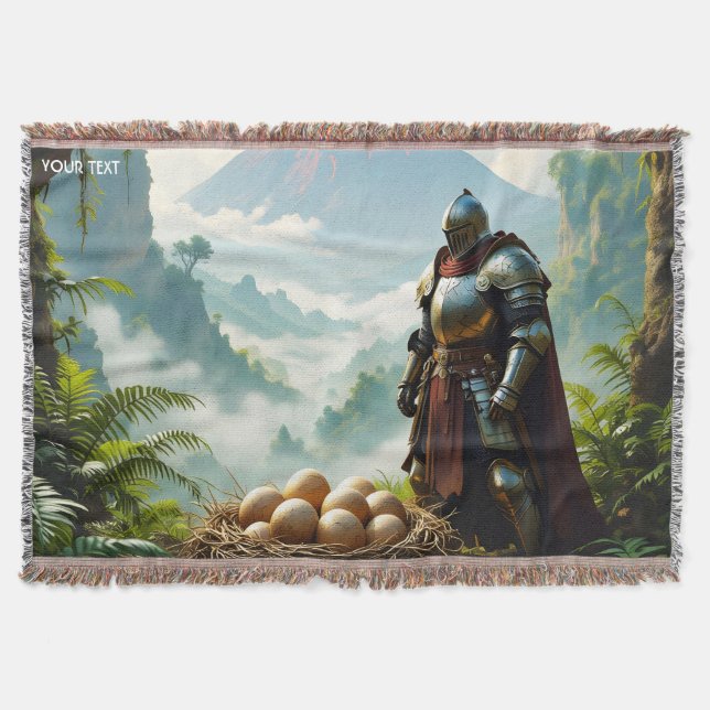 Couverture Chevalier Mignon de Fantaisie Gardant des Œufs (Devant)