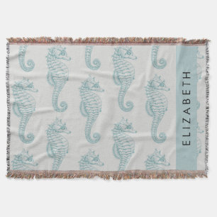 Couverture Chevaux de mer tropicaux, Motif hippocampe, Votre
