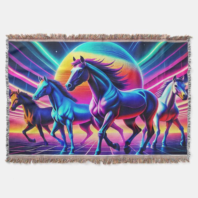 COUVERTURE CHEVAUX PLANÈTE (Devant)
