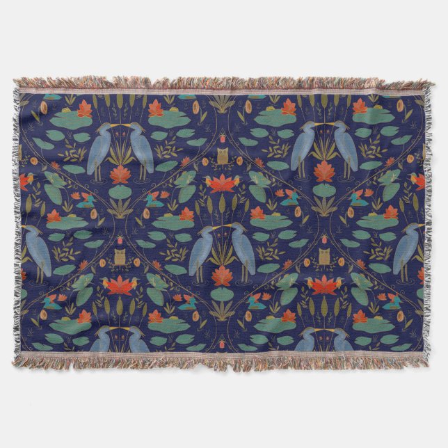 Couverture Chic marine bleu Heron Pond Heritage Revival (Devant)