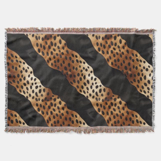 Couverture Chic Occidental Noir Brown (Devant)