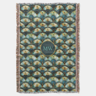 Couverture Chic Peacock Couleur Verre