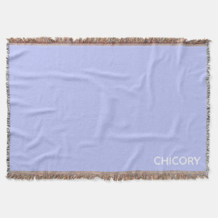 Couverture Chicory flower blue color